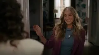 Carries Neighbor asks about Carries Dead Husband and to Post her Jewelry on her Insta AND JUST LIK..