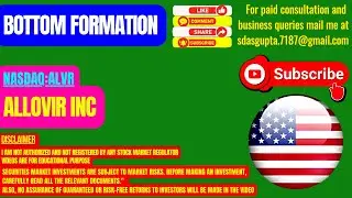ALLOVIR INC BOTTOM FORMATION | ALVR STOCK