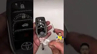 Thay Vỏ N&acirc;ng Cấp Ch&igrave;a Kh&oacute;a Smartkey Toyota Camry, Land Cruiser, Prado, RAV4, Venza, Avalon V708