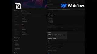 Sync Notion & Webflow Databases