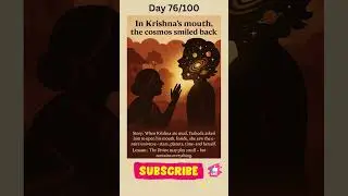 In Krishna&rsquo;s mouth, the cosmos smiled back. #spiritualmilind #ytshorts #youtubeshorts #shorts