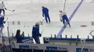 Watch now: Owen Power on the ice with Sabres