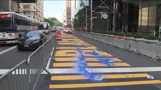 Manhattan Black Lives Matter mural vandalized for second time, 3 arrested