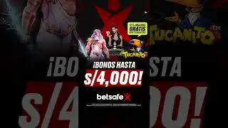 &iexcl;REG&Iacute;STRATE Y RECIBE HASTA S/ 4,000 EN BONOS! #casinoonline #casino #betsafe