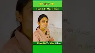 Easy English Learning By Mansi Mam | Brahmastra Defence Academy | #army #english #shorts