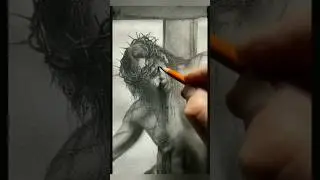 Jesus Drawing | Yeshu Masih Drawing #jesus  #masih  #shorts #christian #church  #status #shortsfeed