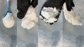 FREEZER FROST EATING❄️SQUEAKY ICE❄️ICE EATING ASMR #oddlysatisfying #fyp #iceeating #ice #satisfying