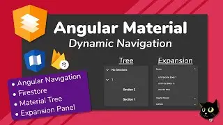 Angular Material Dynamic Navigation from Firestore, Using Expansion Pane and Tree