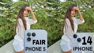 Fair Phone 5 Vs iPhone 14 Camera Test Comparison