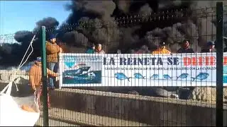 Protesta realizan en puerto de Maguillines | 24 Horas TVN - Red Maule