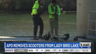 Austin dive team pulls 20 scooters from Lady Bird Lake