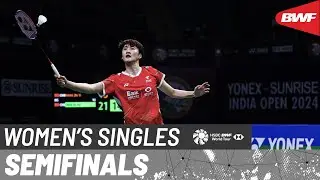 YONEX SUNRISE India Open 2024 | Wang Zhi Yi (CHN) vs. Chen Yu Fei (CHN) [2] | SF