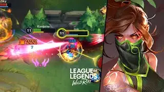 AKALI BROKEN ONE SHOT COMBO - BEST BARON LANE CHAMPION | WILD RIFT
