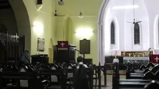 Soviet hymn in anglican church in Kolkata