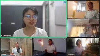 Tratak Session with Online Yoga Students