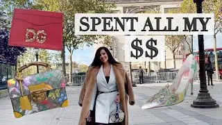 I'm Broke! Luxury Shopping in Paris! Dior, Dolce & Sexy A$$ Shoes!