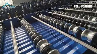 ✔corrugated roof sheet forming machine