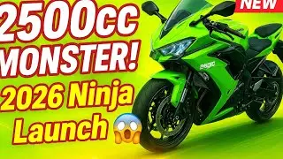 &laquo;Kawasaki Ninja 2500cc 2026 года НАКОНЕЦ-ТО выпущен!! 😱🔥 Освобождена чудовищная мощь!&raquo;