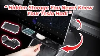 Clutter No More &ndash; Hidden Storage for Your Model 3 Highland / Model Y Juniper!