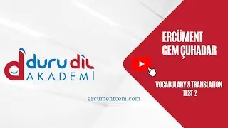 VOCABULARY TEST BANK 2 - Ercüment Cem Çuhadar