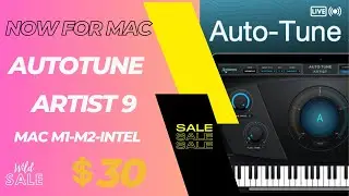 Antares Autotune 9 Artist for MAC M1 M2 M3 Silicon INTEL MAC