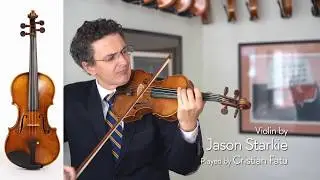 (SOLD) Jason Starkie 2016 violin/ Cristian Fatu / at the Metzler Violin Shop