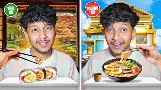 ₹100 Vs ₹10,000 Japanese Food!🇯🇵