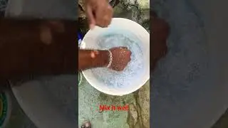 Bleaching powder adding to water#bleach#bleachingpodwer#usesofbleachingpowder.