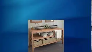 Bathroom Vanity Cabinet with 4 Baskets Solid Teak 132x45x75 cm