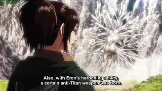 New Titan weapon from Eren's hardening ablity