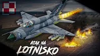 Polski MiG-21 i ATAK na LOTNISKO w Symulatorze DCS World
