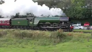 LNER A3 60103 'Flying Scotsman' - East Lancashire Railway - Irwell Vale Station