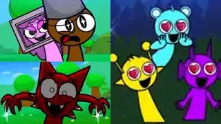 Sprunki [2024] all monsters/Armageddon screen time part 3