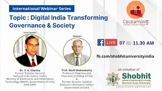#CoLearning: Digital India Transforming Governance & Society