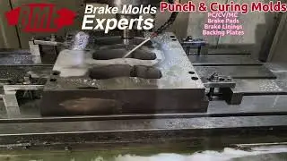 Brake Pads Equal Pressure Molds Producing Factory#brakepad #brakeshoe #brakelinings #manufacturing