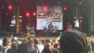 Chuck fenda - gwaan plant & police in helicopter remix @ Reggae Geel 2015 (Belgium)