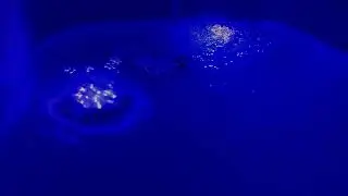 Bathtub Filling ASMR- Blue Lights, Inside Tub - White Noise for Sleep