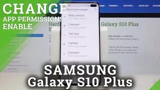 How to Enter App Permissions in SAMSUNG Galaxy S10 Plus &ndash; App Permissions Section