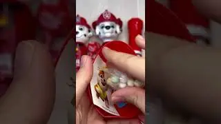 PAW PATROL EGG SURPRISE UNBOXING ASMR #satisfying #snacks #unboxing #asmrunboxing #candy #chocolate