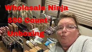 Wholesale Ninja 500 piece Namebrand Mixed Cosmetics Unboxing For Amazon or E-Bay