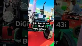 DiGi Trac PP 43i ModelBlack Color #agroexpo #tractor #blacktractor