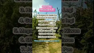 Weton presiden Indonesia #weton#neptu#pasaranjawa#primbon#harilahir