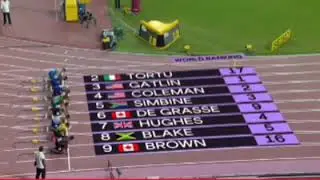 Coleman won Doha 2019### 100m men