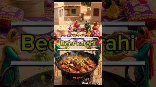 #desifood #punjabi #miniature #miniaturecooking #aivideo #ai #fyp #pindawale #karahigosht #food