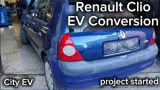 Renault Clio EV Conversion - project started
