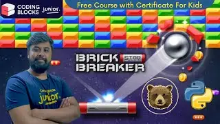 #8 Breakout Game | Ursina Engine-Easy 3D Python Game Engine | Coding Blocks Junior