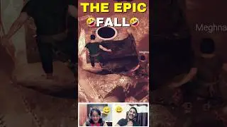 We Couldn't Stop Laughing! 🤣🤣Chained together Epic Fail! #shorts #EpicFall #funnymoments #gaming