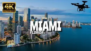 Miami, Florida In 4K By Drone - Amazing View Of Miami, Florida