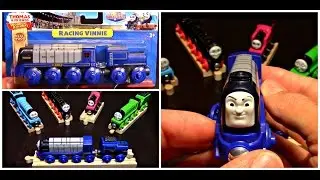 Thomas and Friends The Great Race Wooden Railway Racing Vinnie Detailed Review | Kids Toys Play