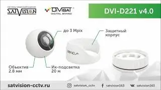DVI-D221 v4.0 и DVI-S121 v4.0 IP видеокамеры Матрица  1/2.9